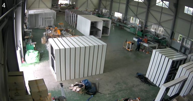 유진창호시스템 공장 내부전경